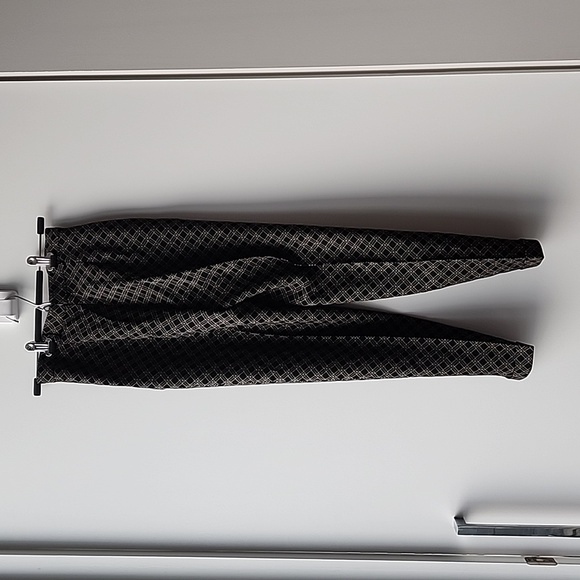 Vintage Versus Gianni Versace Diagonal Check Lightweight Wool Trouser Pants - Picture 6 of 8